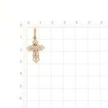 Крестик с фианитами (Т13706658)