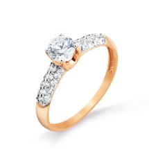 Кольцо с фианитами арт. Т142014653 (Т142014653)
