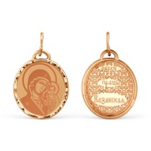 Иконка из красного золота арт.&nbsp;Т100431533 (Т100431533)