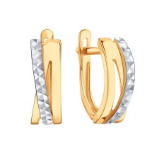 Серьги из красного золота арт.&nbsp;Т14062В379 (Т14062В379)