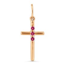 Подвеска с рубинами арт.&nbsp;Т14106408-01 (Т14106408-01)