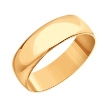 Кольцо обручальное из красного золота, 5.76 мм арт.&nbsp;Т100011490 (Т100011490)