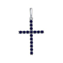 Подвеска с сапфирами арт.&nbsp;Т301036140-01 (Т301036140-01)