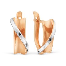Серьги из красного золота арт.&nbsp;Т130028609 (Т130028609)