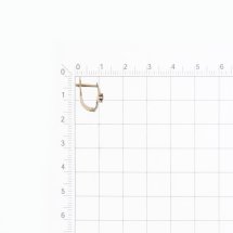 Серьги с гранатами и фианитами (Т143029555)