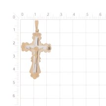 Крестик из красного золота арт. Т13006708 (Т13006708)