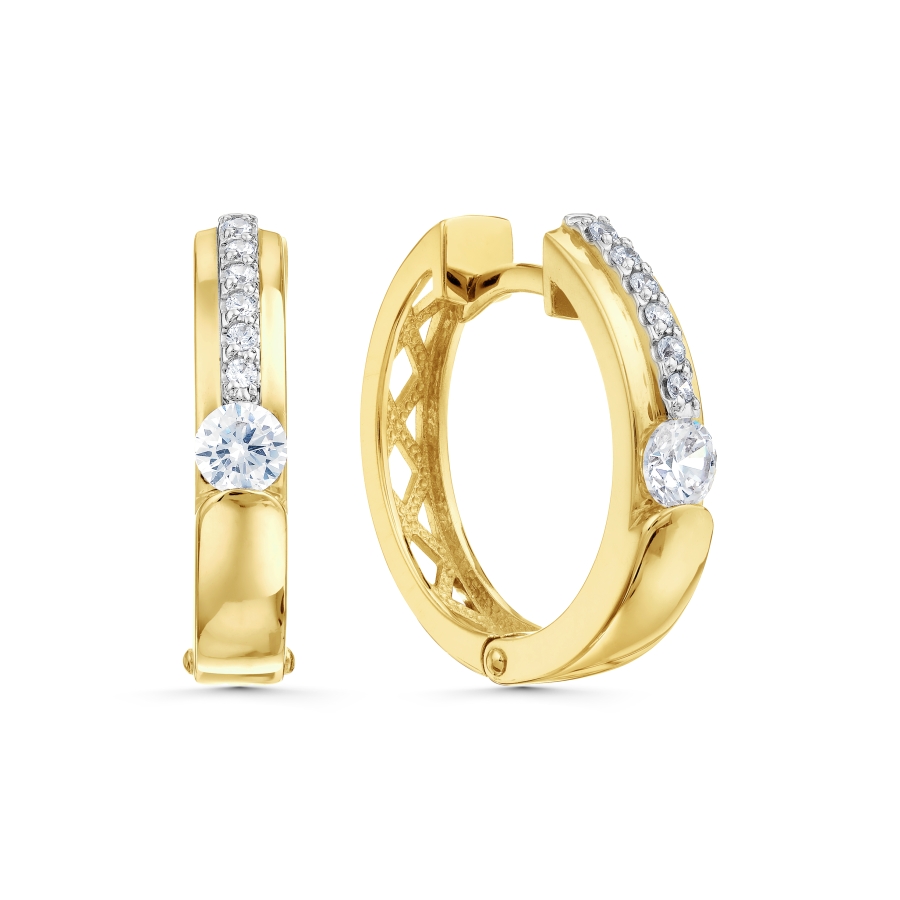 Серьги с фианитами (арт. Т94202Б478)