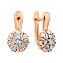 Серьги с бриллиантами арт.&nbsp;Т145629156 (Т145629156)