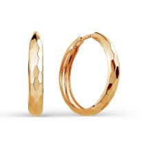 Серьги конго из красного золота арт.&nbsp;Т100621421 (Т100621421)