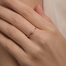 Кольцо с фианитом арт.&nbsp;Т107017273 (Т107017273)