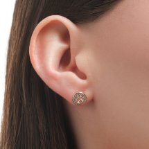 Серьги с фианитами арт.&nbsp;Т14202В465 (Т14202В465)