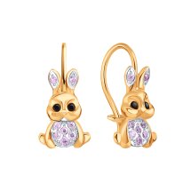 Серьги с фианитами арт.&nbsp;Т142029953 (Т142029953)