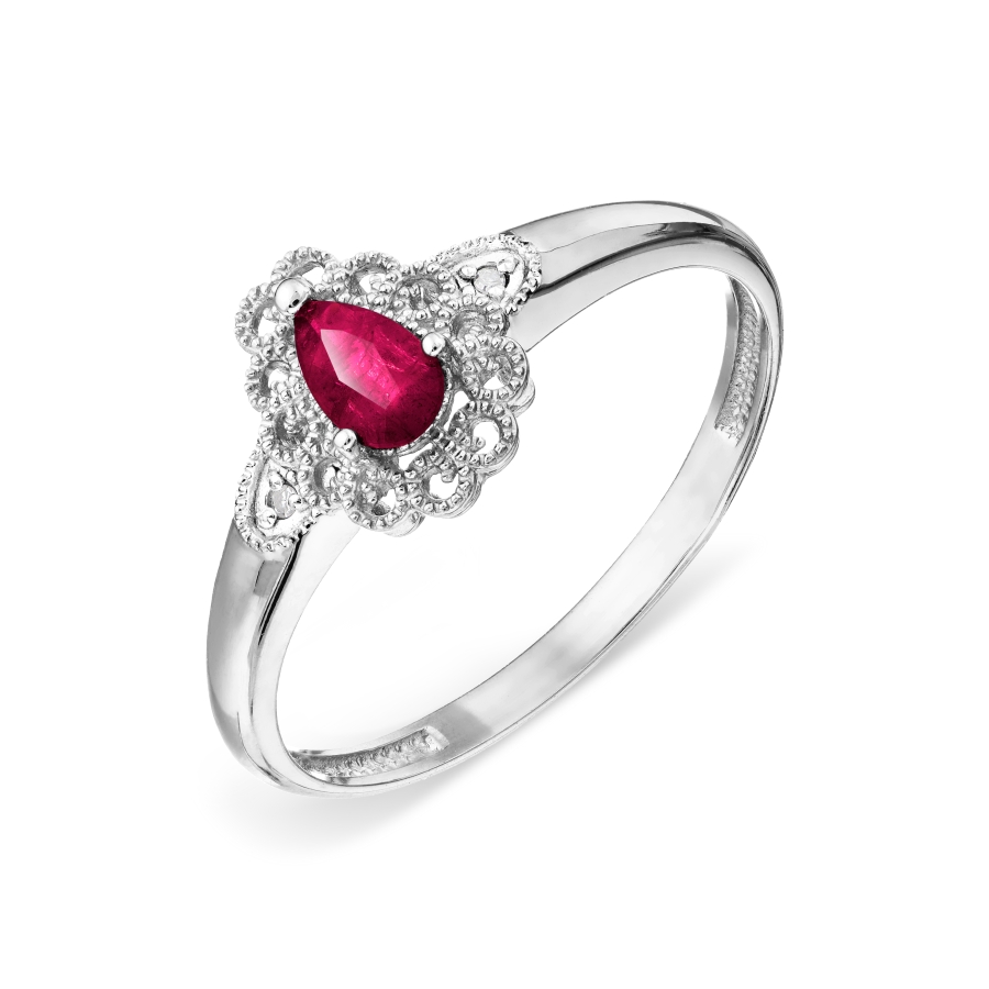 Кольцо с рубином и бриллиантами (арт. Т30101А314)