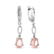 Серьги с морганитами ситалл (Т742024482-02)