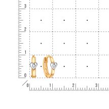 Серьги с бриллиантами арт. Т141027795 (Т141027795)