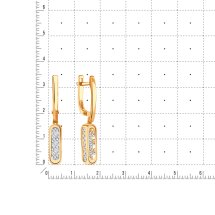 Серьги с бриллиантами арт.&nbsp;Т14562В344 (Т14562В344)