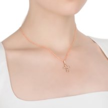 Крестик с фианитами арт.&nbsp;Т13206392 (Т13206392)