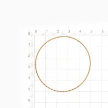 Серьги конго из красного золота, 50 мм арт.&nbsp;Т100629492 (Т100629492)