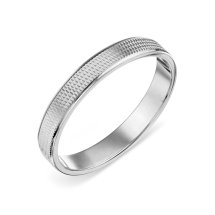 Кольцо обручальное из белого золота, 3.5 мм арт.&nbsp;Т300613951 (Т300613951)