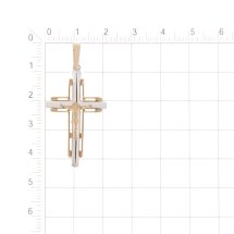 Крестик из красного золота арт. Т13006709 (Т13006709)