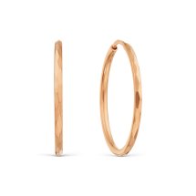 Серьги конго из красного золота арт.&nbsp;Т100625813 (Т100625813)