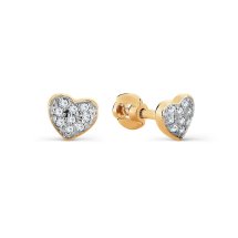 Серьги с фианитами арт.&nbsp;Т142026393 (Т142026393)