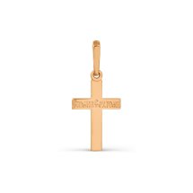 Крестик из красного золота арт.&nbsp;Т13006308 (Т13006308)