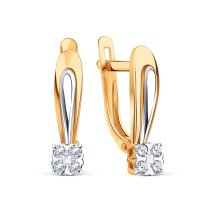 Серьги с бриллиантами арт.&nbsp;Т141029844 (Т141029844)