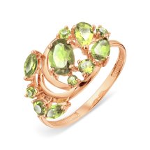 Кольцо с хризолитами (Т101018154)