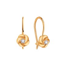 Серьги с фианитами арт.&nbsp;Т14202В205 (Т14202В205)