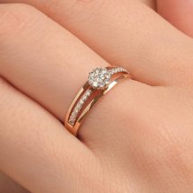 Кольцо с бриллиантами арт. Т131015104 (Т131015104)