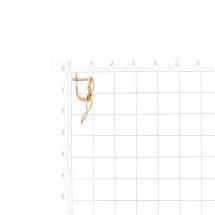 Серьги из красного золота (Т10002Б163)