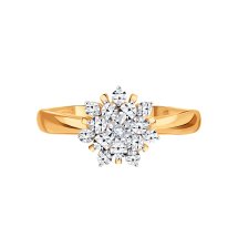 Кольцо с бриллиантом арт. Т145618809 (Т145618809)