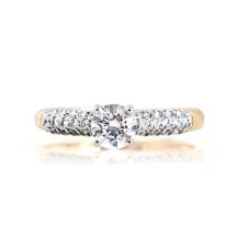 Кольцо с фианитами арт.&nbsp;Т142014653 (Т142014653)