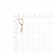 Серьги из красного золота (Т140629694)