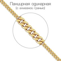 Цепочка из желтого золота арт.&nbsp;ЦПН10192025 (ЦПН10192025)