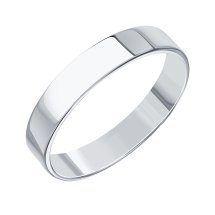 Кольцо обручальное из белого золота, 5 мм арт.&nbsp;Т300013731 (Т300013731)