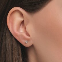 Серьги с бриллиантами арт. Т14102В773 (Т14102В773)