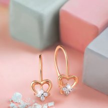 Серьги с фианитами арт. Т142027298 (Т142027298)