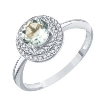 Кольцо с аметистом и бриллиантами арт. Т306017728-01 (Т306017728-01)