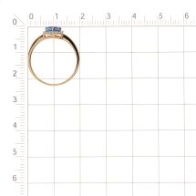 Кольцо с топазом и фианитами арт.&nbsp;Т147017680 (Т147017680)