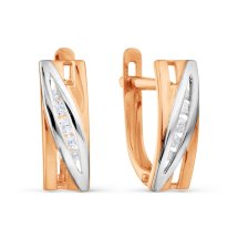 Серьги с фианитами арт.&nbsp;Т142028737 (Т142028737)