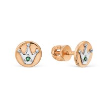 Серьги с фианитами (Т14202Б854-02)