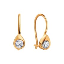 Серьги с фианитами арт.&nbsp;Т10202В268 (Т10202В268)