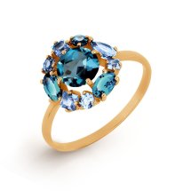 Кольцо с топазами арт.&nbsp;Т101017383-01 (Т101017383-01)