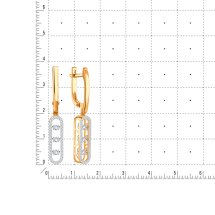 Серьги с бриллиантами (Т14162В345)