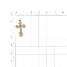 Крестик из красного золота арт. Т13096042 (Т13096042)