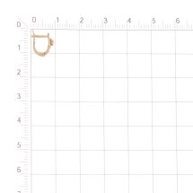 Серьги с фианитами арт. Т107027641 (Т107027641)