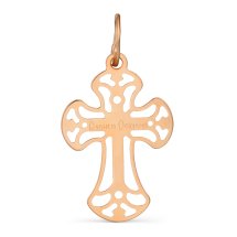 Крестик из красного золота (Т13066678)