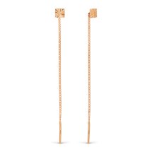 Серьги из красного золота арт.&nbsp;Т100622889 (Т100622889)